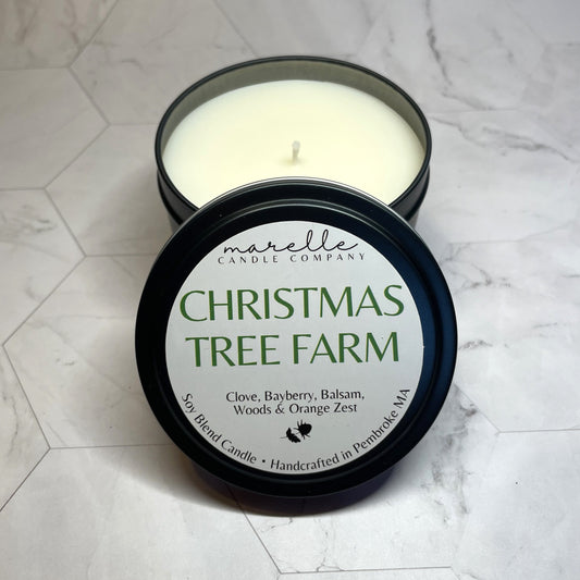 Christmas Tree Farm ⁞ Black Tin