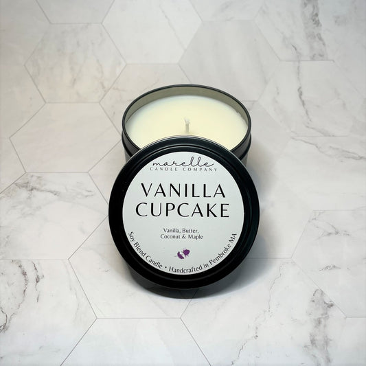 Vanilla Cupcake ⁞ Black Tin