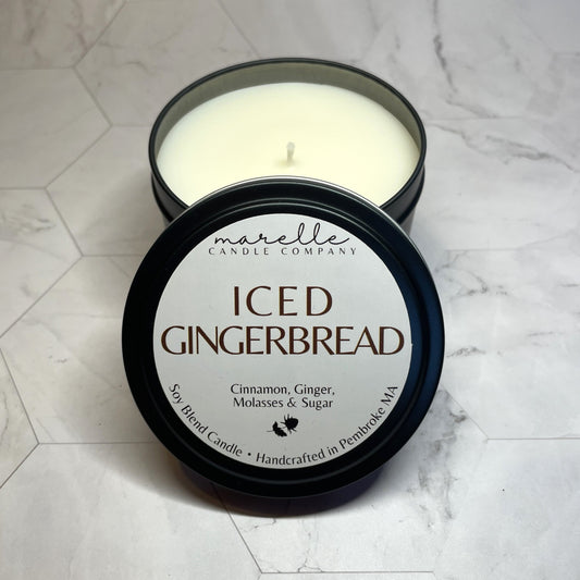 Iced Gingerbread ⁞ Black Tin