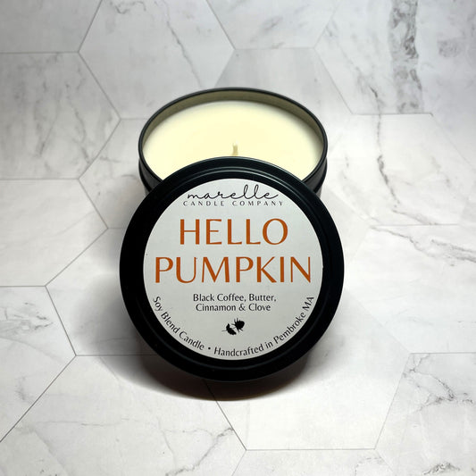 Hello Pumpkin ⁞ Black Tin